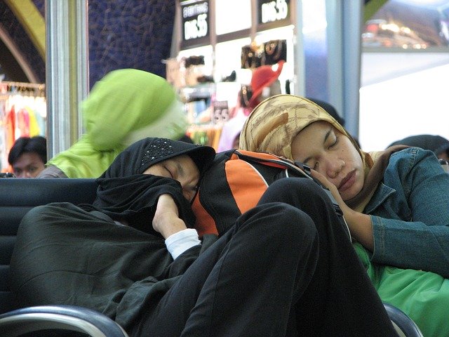 Pasajeros en Aeropuerto