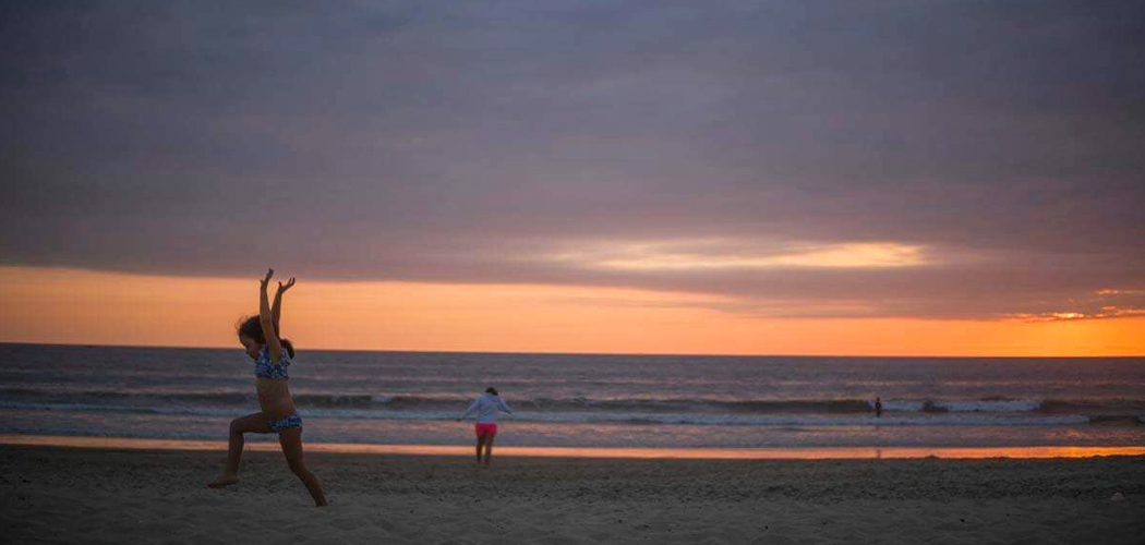 Atardecer Playa Ecuador